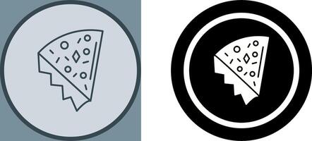 Pizza Slice Icon Design vector