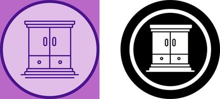 Wardrobe Icon Design vector