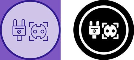 Socket Icon Design vector