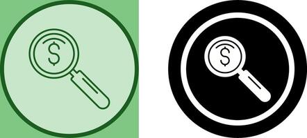 magnifier Icon Design vector