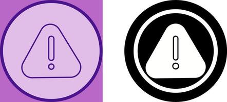 Warning Icon Design vector