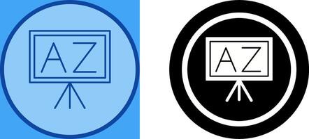 From A To Z Icon Design vector