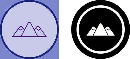 Mountain Icon Design vector