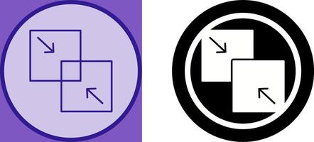 Combine Icon Design vector