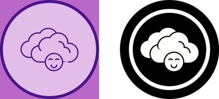 Cloudy Icon Design vector