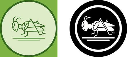 Grasshopper Icon Design vector