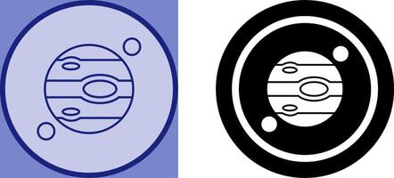 Jupiter Icon Design vector