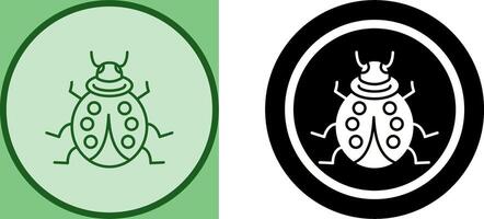 Ladybug Icon Design vector