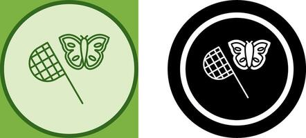 Butterfly Catcher Icon Design vector