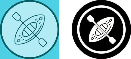 Kayak Icon Design vector