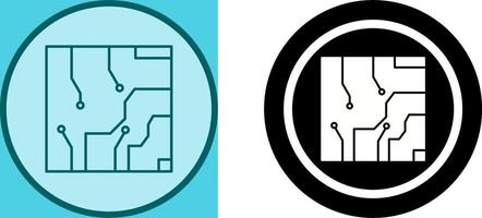 Electrical circuit Icon Design vector