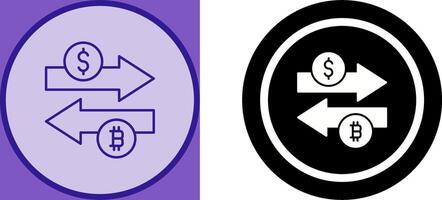 Money Exchange Icon Design vector