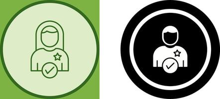 Candidate Icon Design vector
