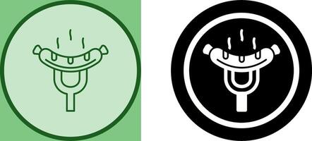 Sausage Icon Design vector