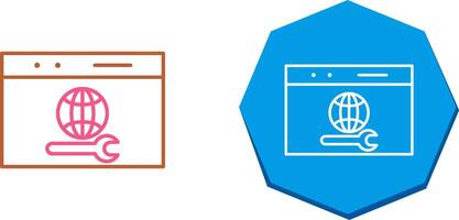 Unique Web Support Icon Design vector