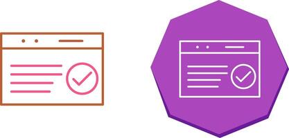 Unique QC Passed Icon Design vector