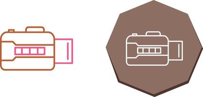 Unique Open Camera Icon Design vector