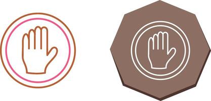 Halt Icon Design vector