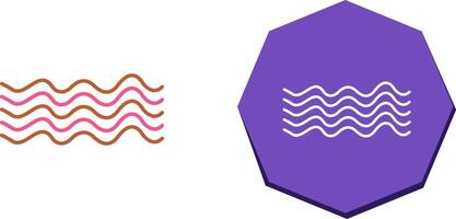 Magnetic Waves Icon Design vector