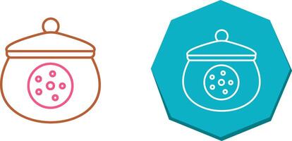 Cookie Jar Icon Design vector