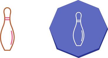 Bowling Pin Icon Design vector