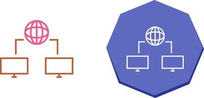 Unique Internet Connectivity Icon Design vector