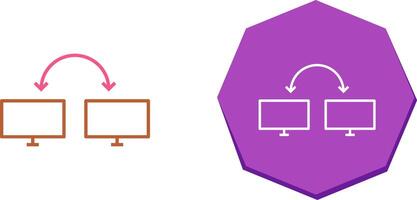 Unique Connected Systems Icon Design vector