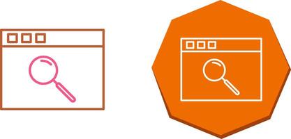 Unique Browser Icon Design vector