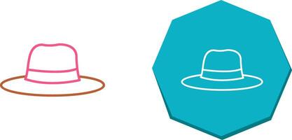 De las mujeres sombrero icono diseño vector