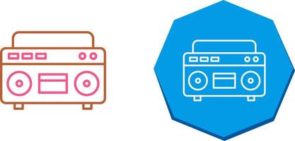 Casette Player Icon Design vector