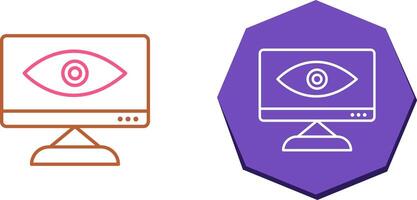 Unique Web Visibility Icon Design vector