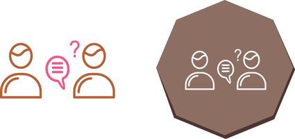 Unique Consulting Services Icon Design vector