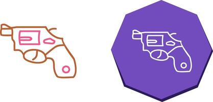 Unique Revolver Icon Design vector