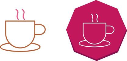 Unique Hot Coffee Icon Design vector