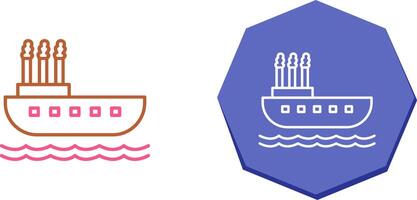 Steamboat Icon Design vector