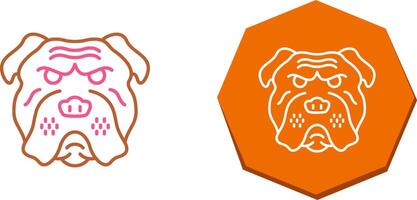 Bulldog Icon Design vector