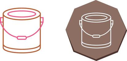 Paint Bucket Icon Design vector