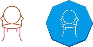 Ancient Chair Icon Design vector