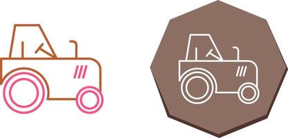 Tractor Icon Design vector