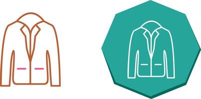 Stylish Jacket Icon Design vector