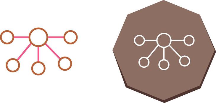 Nodes Icon Design vector