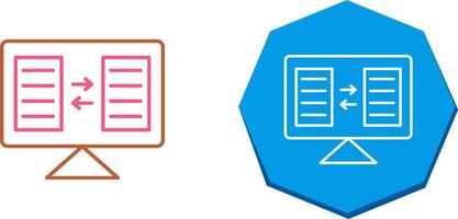 File Sharing Icon Design vector