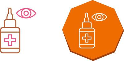 Eye Drop Icon Design vector