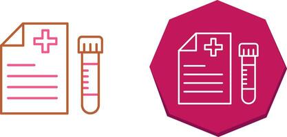 Blood Test Icon Design vector