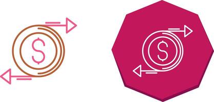 Money Flow Icon Design vector
