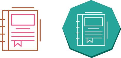 Spring Notebook Icon Design vector