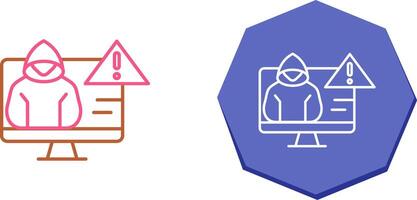 Threat Icon Design vector