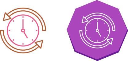 Run Time Icon Design vector