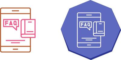 Faq Icon Design vector