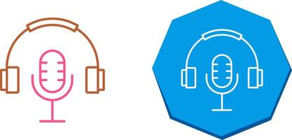 Podcast Icon Design vector